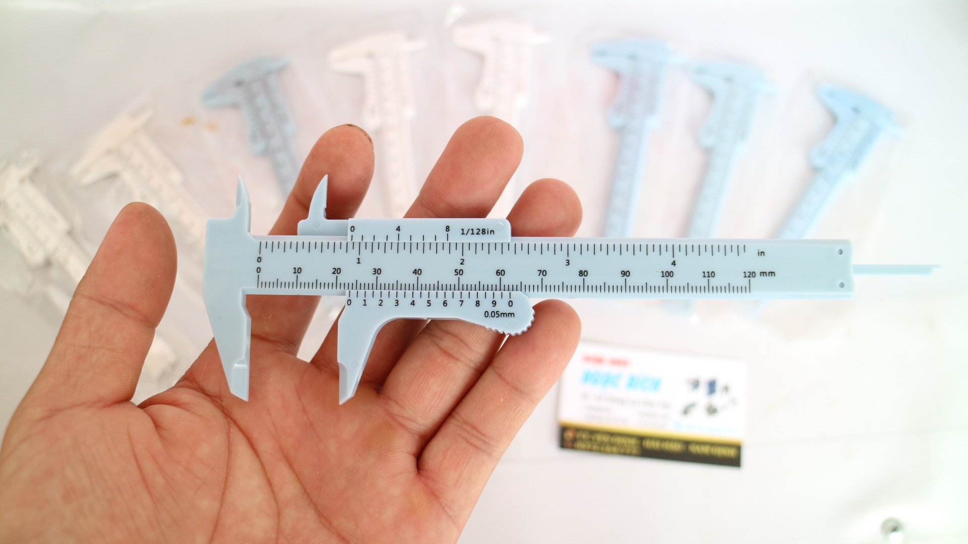 Thước Kẹp 120mm Bằng Nhựa Cao Cấp