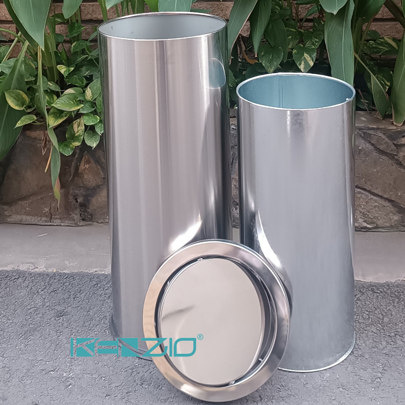 [HCM]Thùng rác Inox nắp lật
