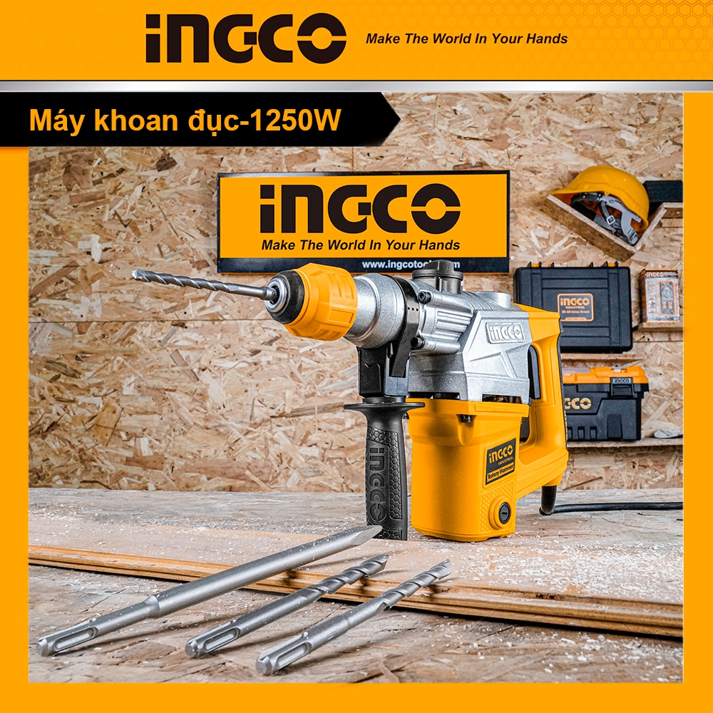 Ingco máy khoan đục-1050w rh10508