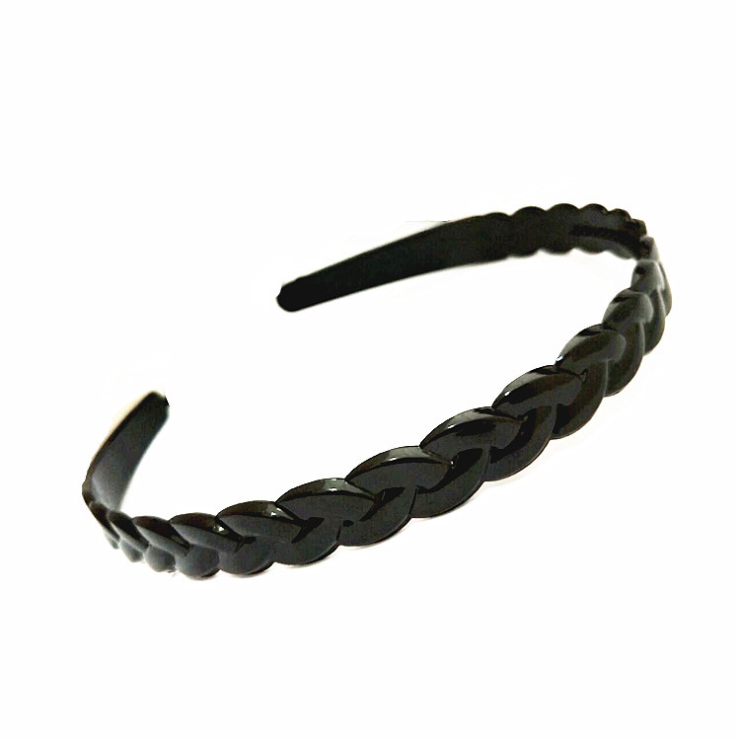 Bờm cài tóc nam nữ nhựa đen nhiều kiểu BN36