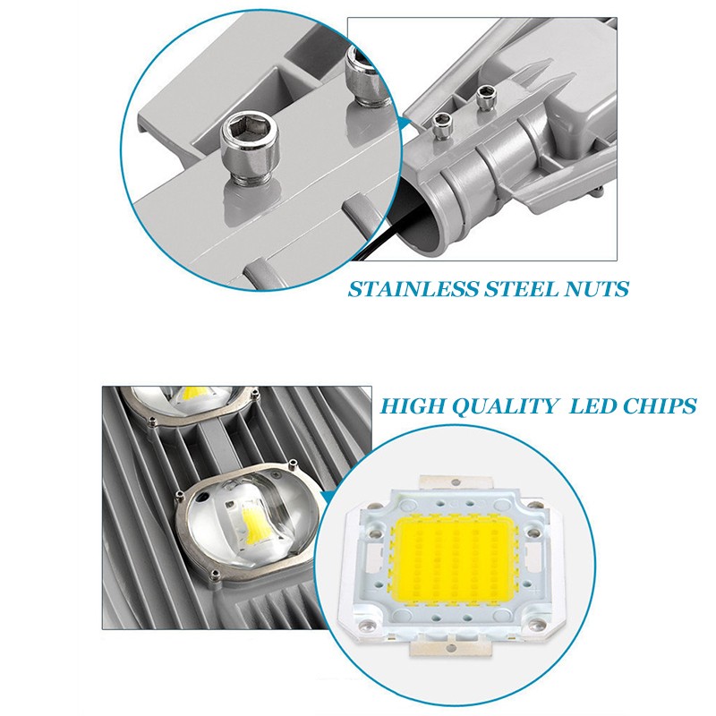 ĐÈN ĐƯỜNG CHIẾC LÁ ĐỦ CÔNG SUẤT 50W 100W 150W 200W