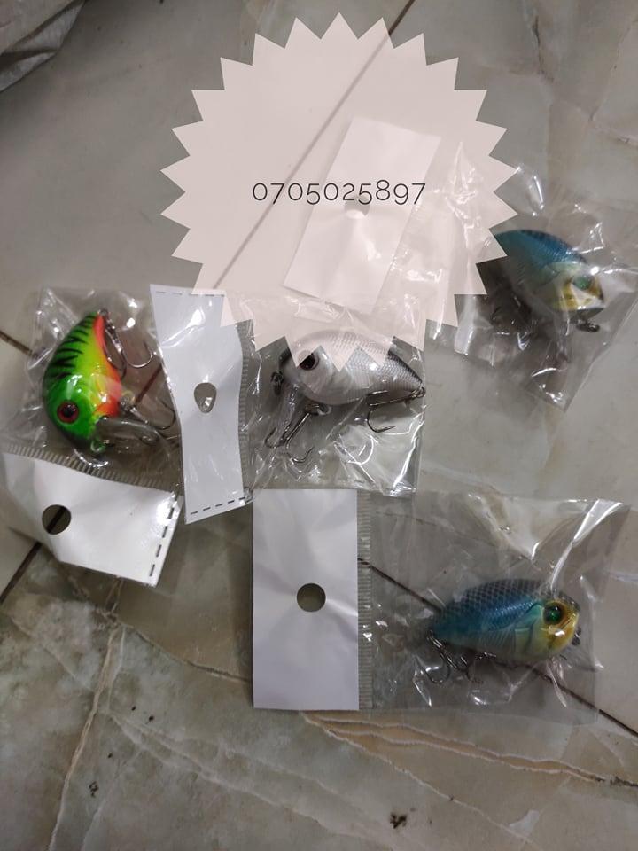 mồi ruồi câu cá rô phi combo hộp 5 con