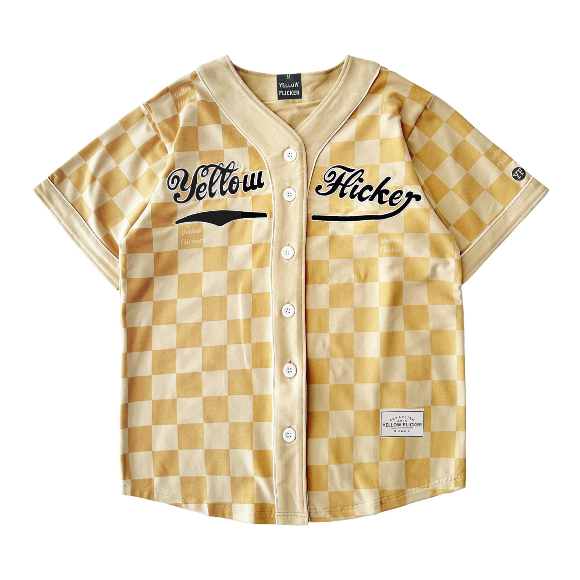 Áo bóng chày YELLOW FLICKER unisex