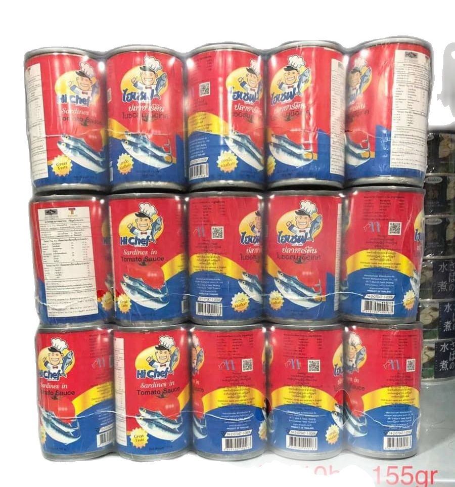 Cá mòi sốt cà chua Hi Chef 155gr của Thái