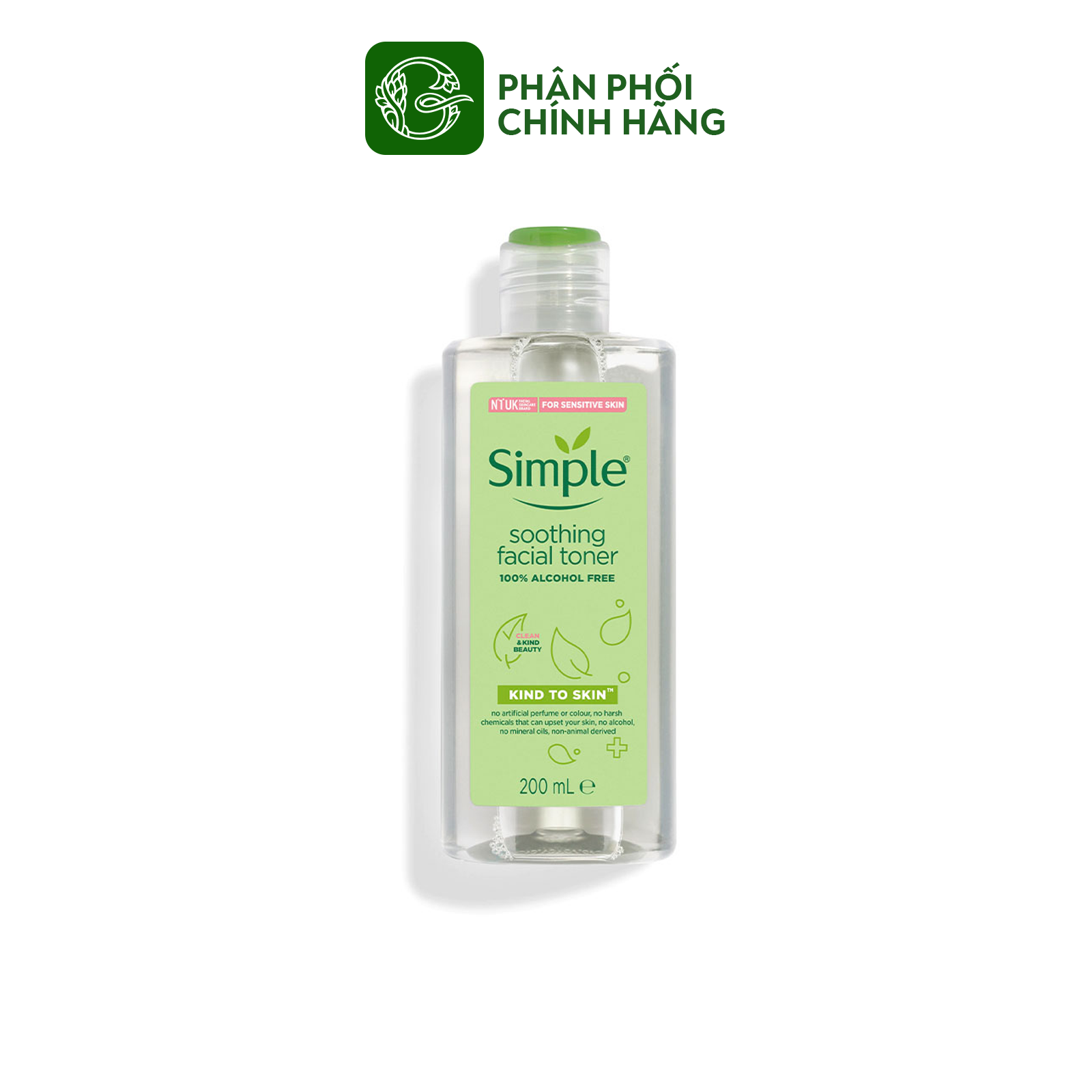 Nước Hoa Hồng Simple Kind To Skin Soothing Facial Toner 200ml
