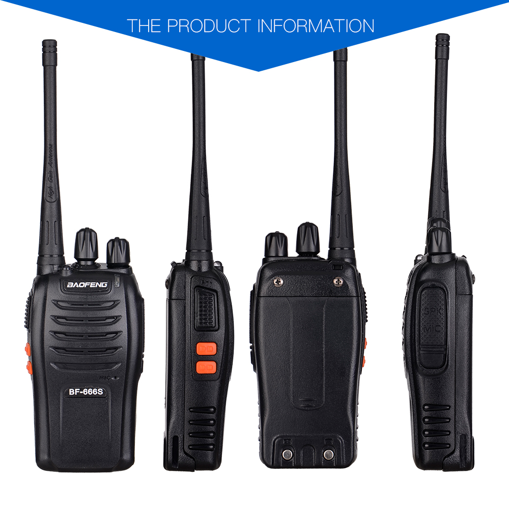 Bộ 08 Bộ đàm Baofeng BF666S - BH:12 Tháng