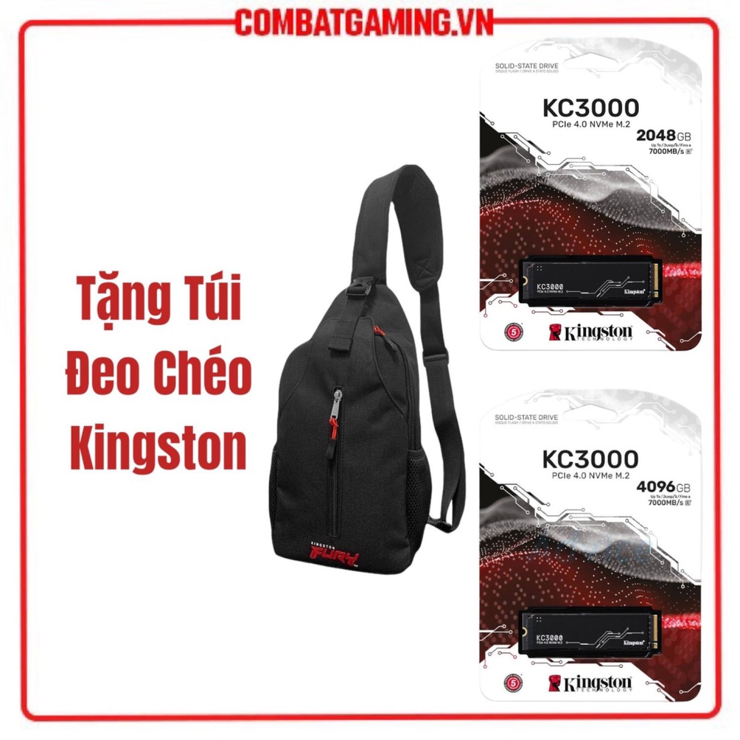 Ổ cứng SSD Kingston KC3000 NVMe PCIe 4.0 2048GB - 4096GB Đọc Ghi upto