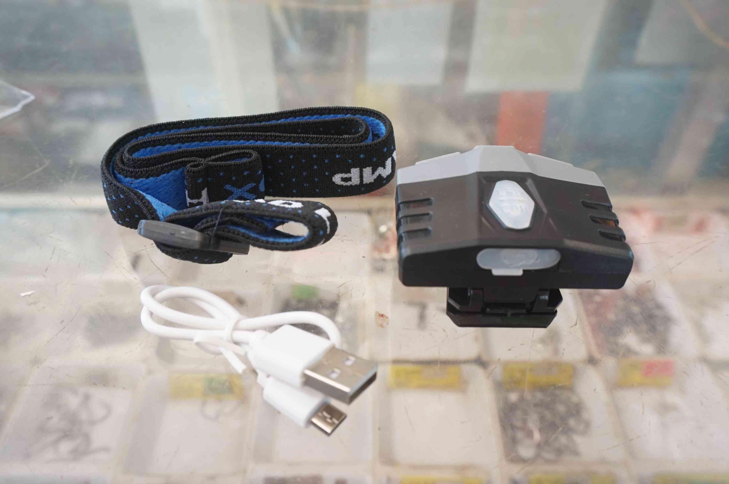 [Có sẵn] [Ảnh thật] Đèn đội câu cá COB LED cảm biến DX JC9048.