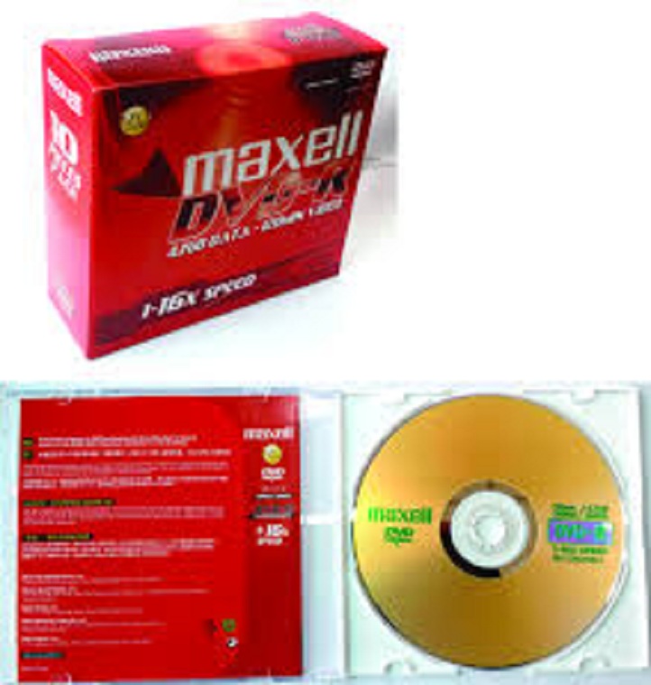 Đĩa DVD-R 4.7GB Maxell  (Hộp 10 đĩa - 10 vỏ đựng)