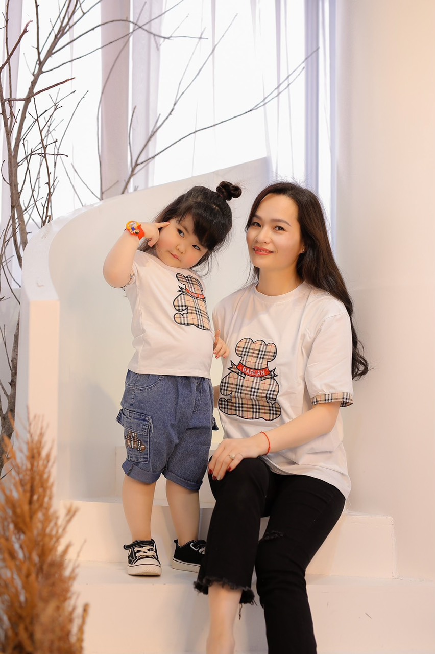 SET ÁO ĐÔI GẤU BBR MẸ BÉ