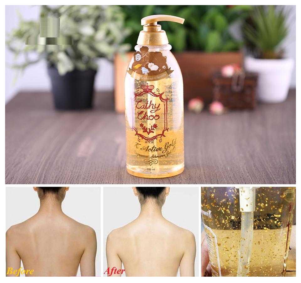 [HCM]Sữa tắm Cathy Doll Choo 24k Active Gold 750ml
