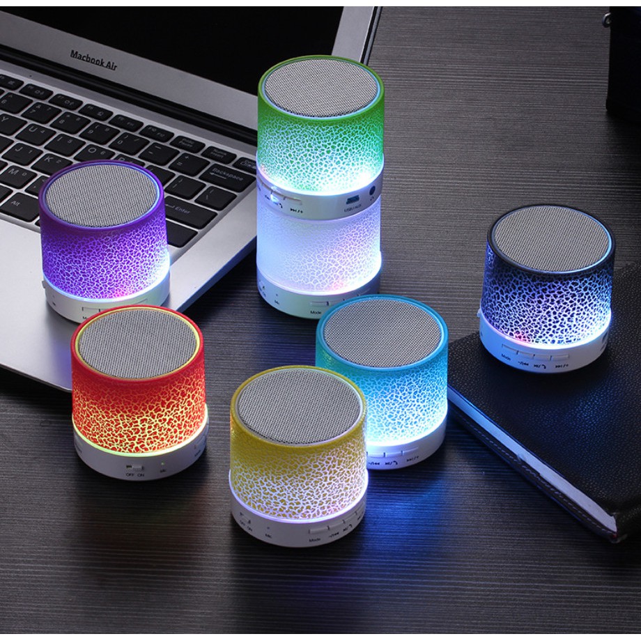 Loa Bluetooth không dây mini có đèn LED nhiều màu ( Bảo Hành 1 đổi 1 )