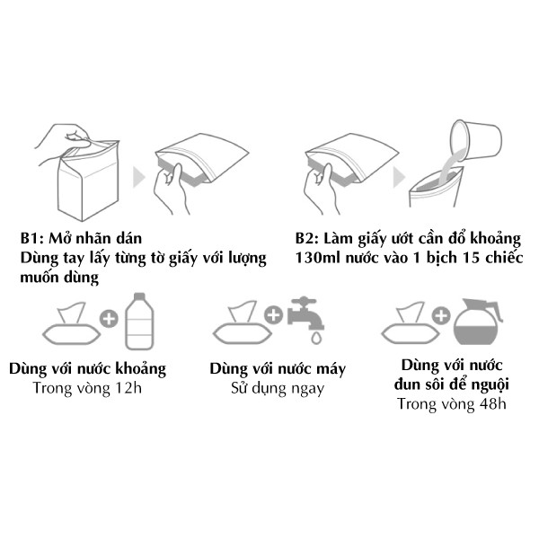 Khăn vải khô đa năng Mother-K Hàn Quốc (160c)