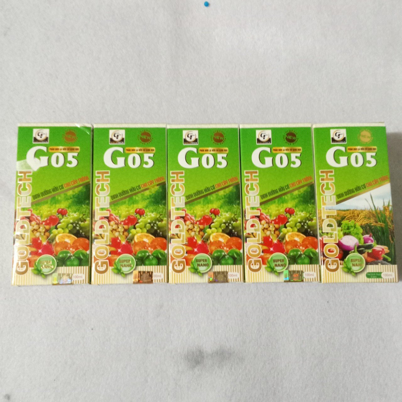 Phân bón hữu cơ sinh học Goldtech Go5 Sử dụng cho cây lúa