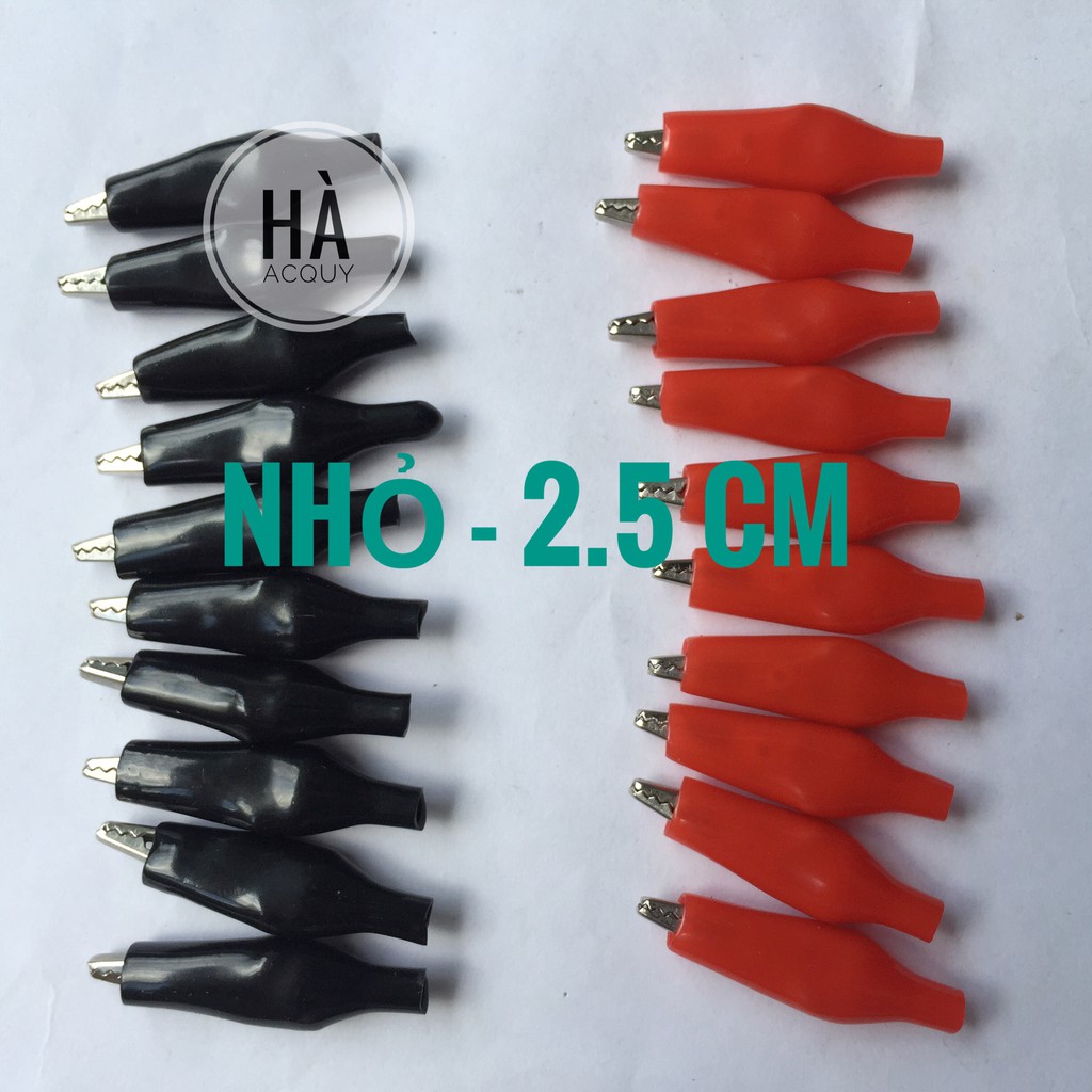 10 cặp kẹp cá sấu nhỏ - 2.5 cm