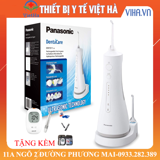 Máy tăm nước cầm tay công nghệ siêu âm ew1511 panasonic