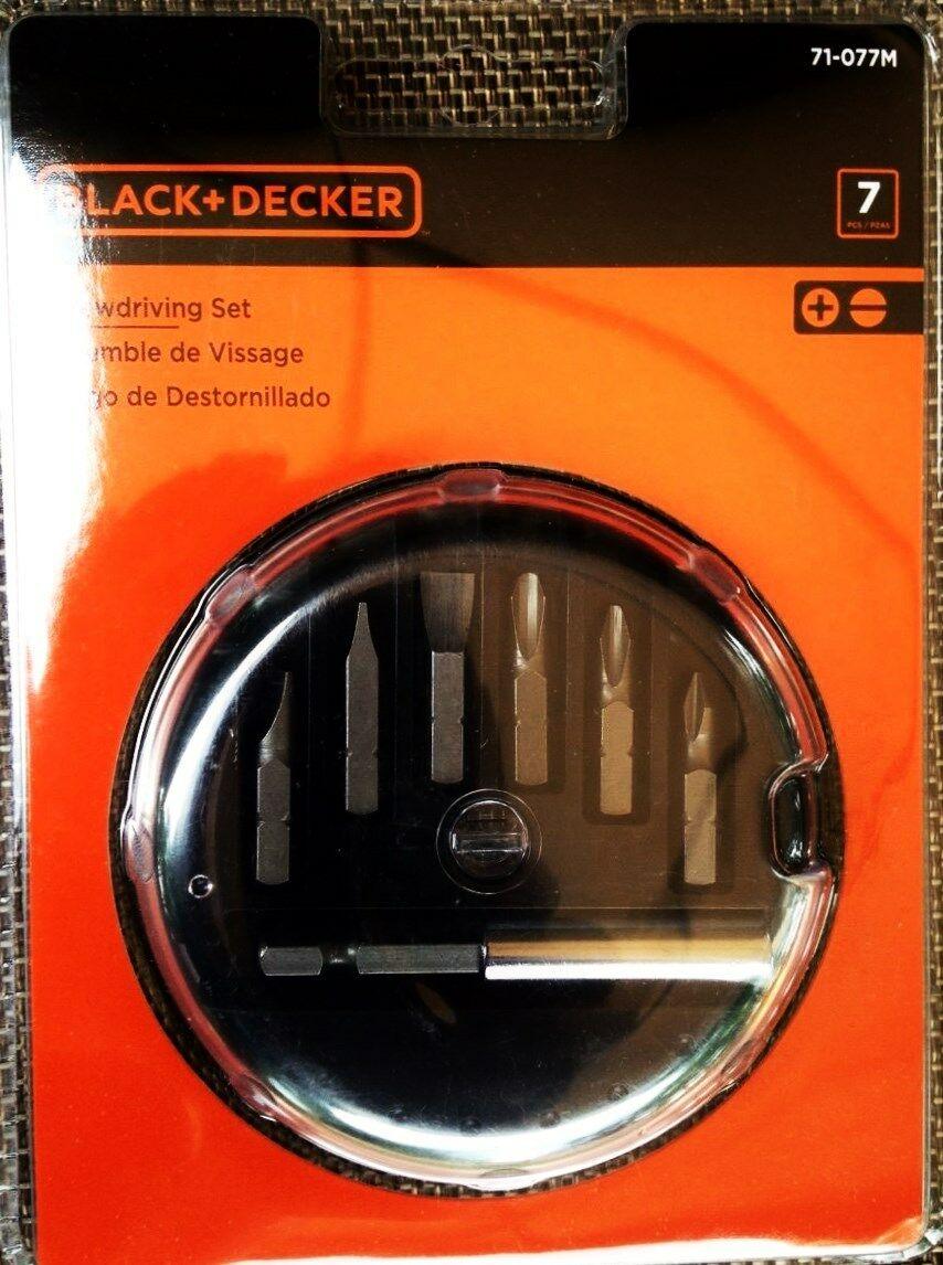 Bộ mũi vít 7 cái Black and Decker 71-077