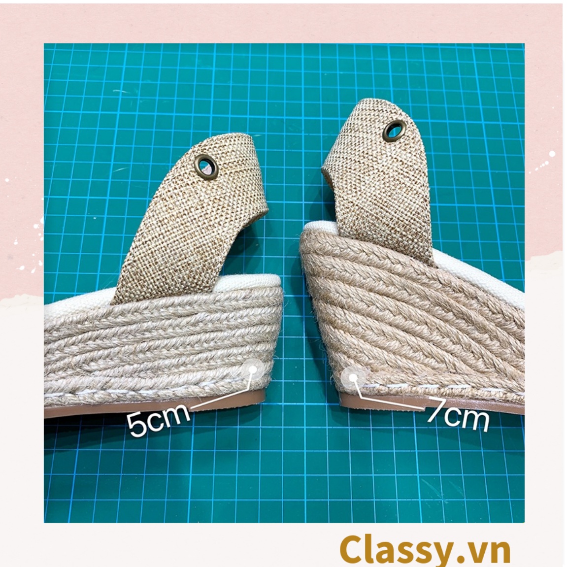 Classy [CÓ SẴN] GIÀY CÓI ĐẾ XUỒNG QUAI GIÀY CỘT NƠ [G421]