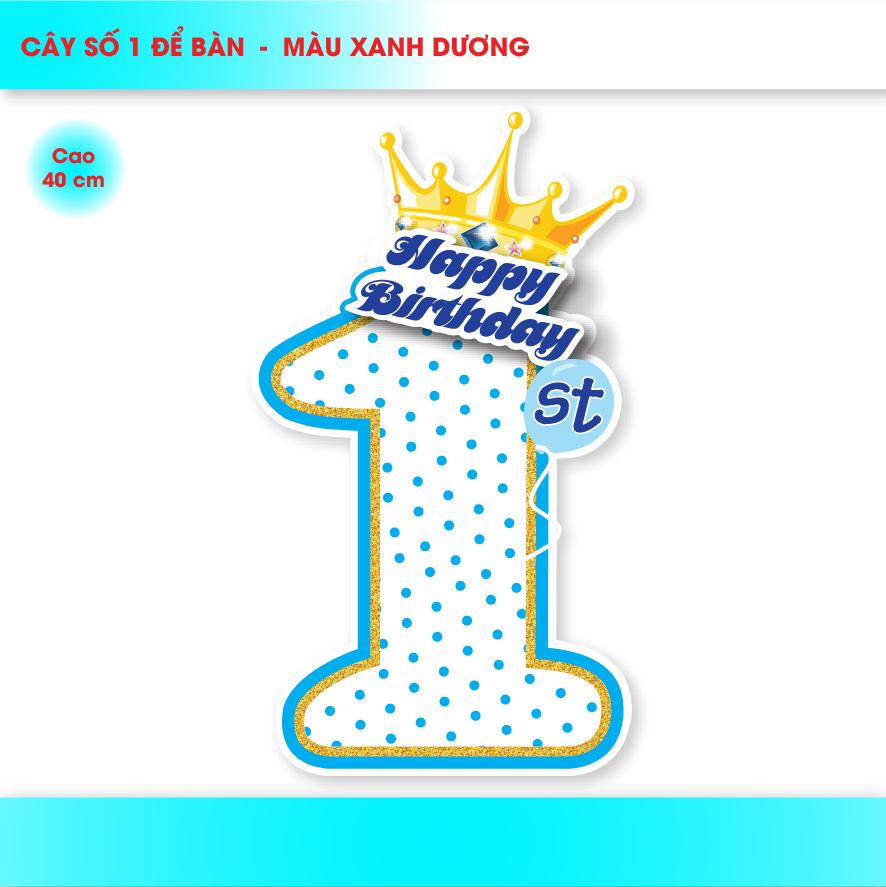 Cây Số 1 Tuổi Sửu Để Bàn Tiệc Thôi Nôi