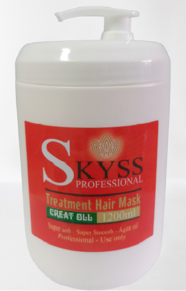 HẤP_DẦU, XẢ_TÓC_SKYSS_COLLAGEN_1200ML . sản phẩm chăm sóc tóc chuyên nghiệp có công dụng phục hồi tóc hư tổn, giúp tóc chắc khỏe và bóng mượt