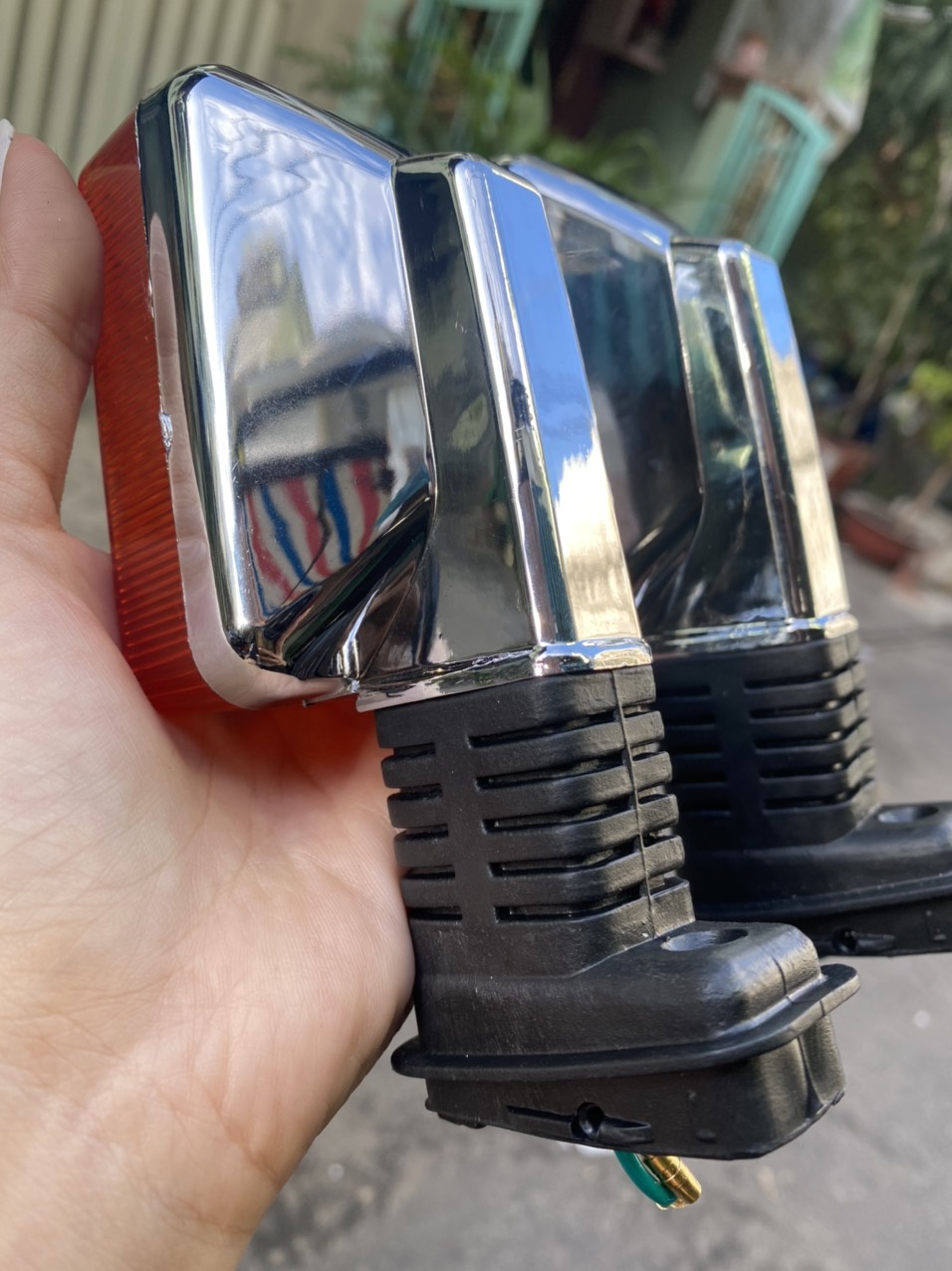 CẶP XI NHAN SAU XE CUB 82 - 84 - DD - DH - CUSTOM ( HÀNG ĐẸP )