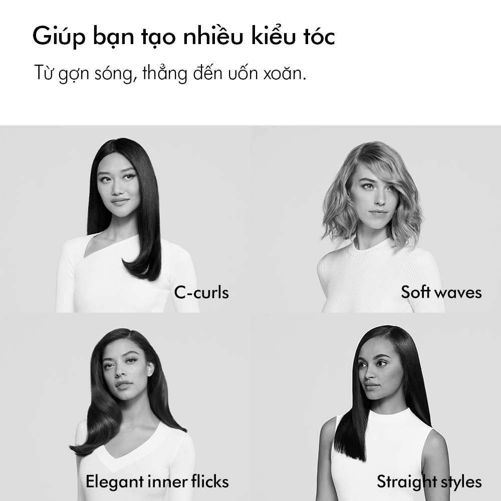 [TỪ 20H 4.5: SIÊU SALE 5.5] Máy duỗi tóc Dyson Corrale  HS07 (Đen Xám/Hồng)