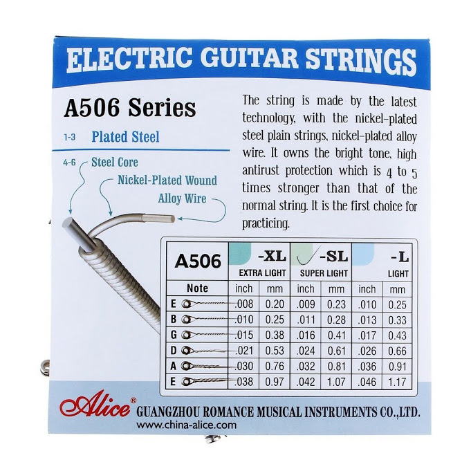 Bộ Dây Đàn Electric Guitar Alice A506