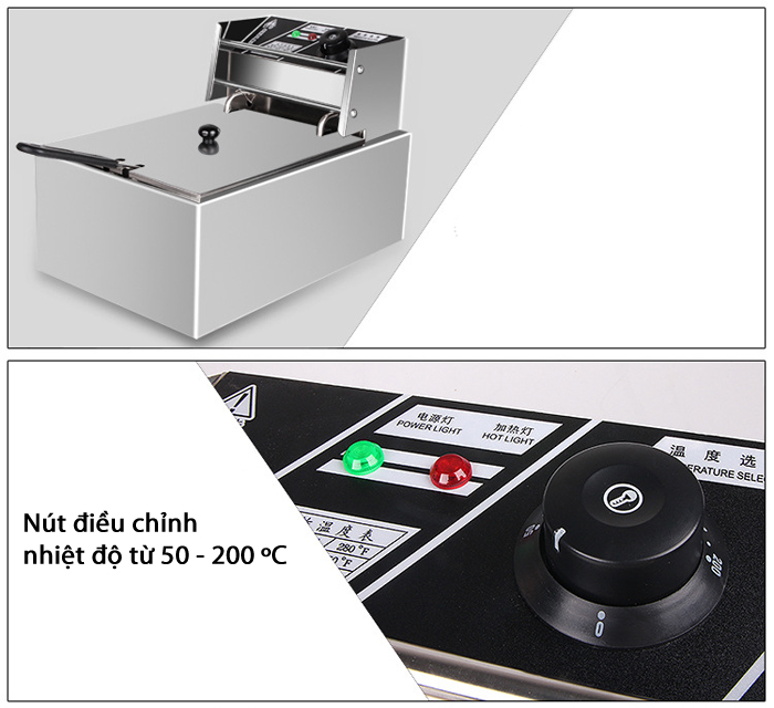 Bếp Chiên Nhúng Dung Tích 5.5 Lít