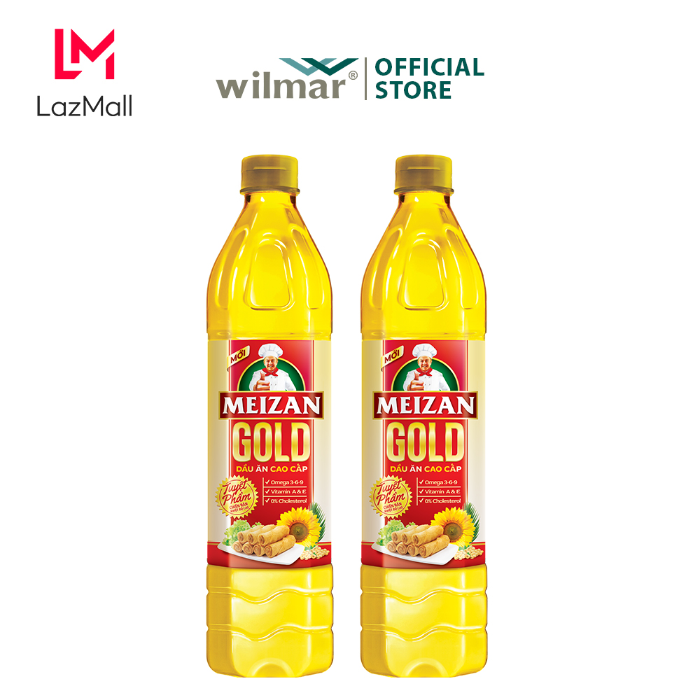 [Combo 2 chai] Dầu Ăn Meizan Gold 1L
