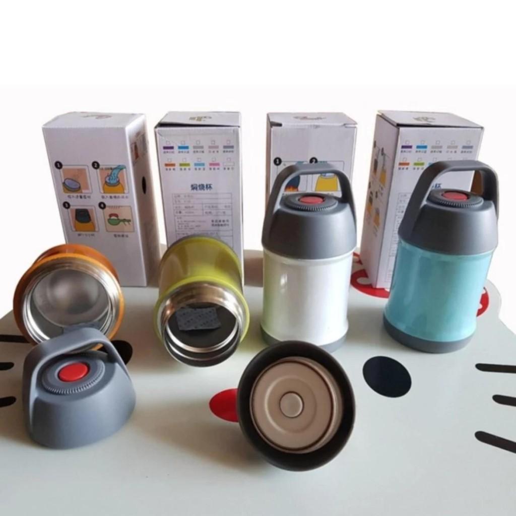 Bình Ủ Cháo Giữ Nhiệt Nóng Lạnh 2 Lớp 450ml ruột inox