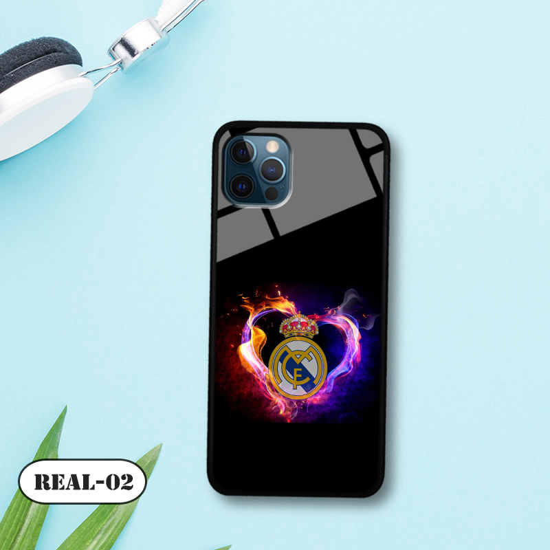 Ốp kính 3D IPHONE 12 PRO MAX - in biểu tượng đội bóng