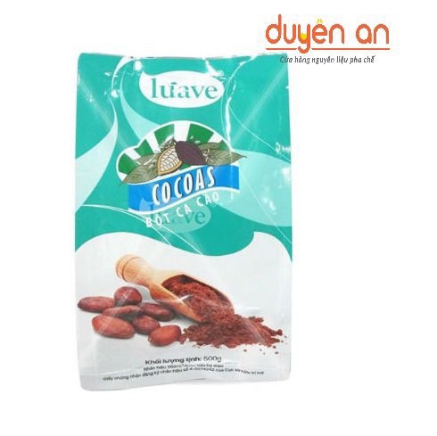 [HCM]Bột Cacao nguyên chất Luave bịch 500g