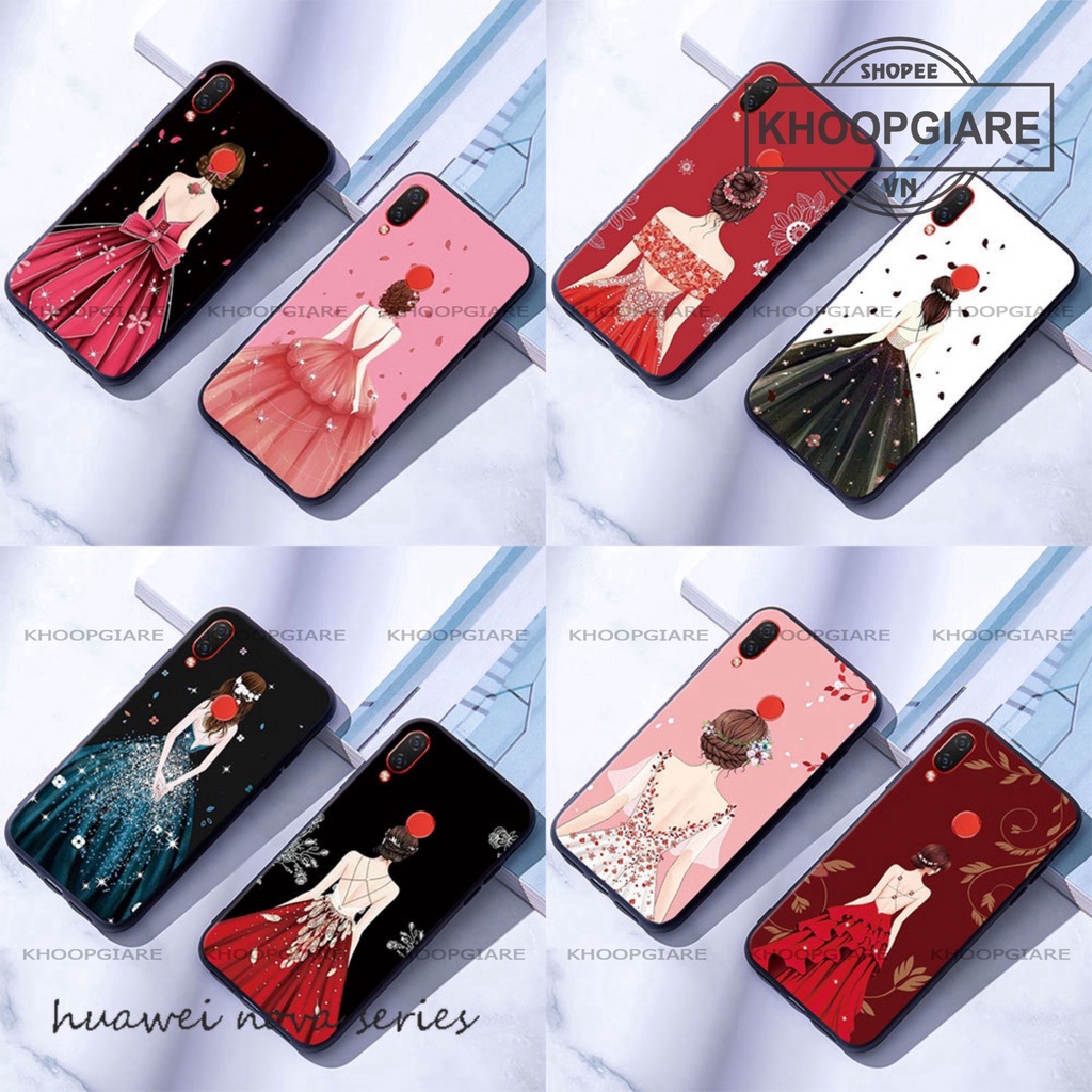 Ốp lưng Huawei Nova 2i, Nova 3i, Nova 3e cô gái dễ thương