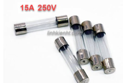 Linh kiện cầu chì ống 15a 250v 6x30mm