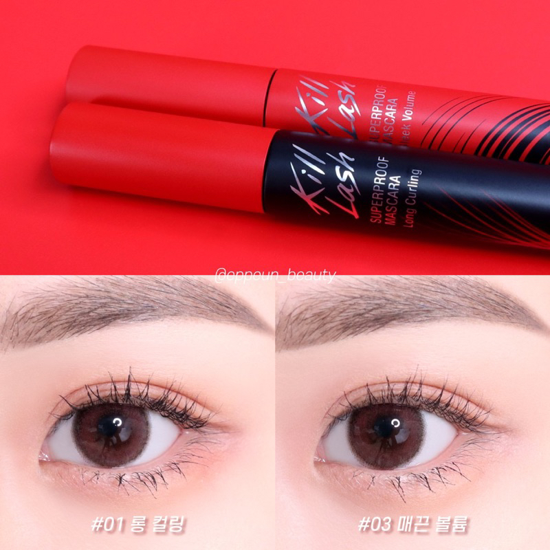 Mascara Chống Nước Clio Kill Lash Superproof Chuốt Mi 7g