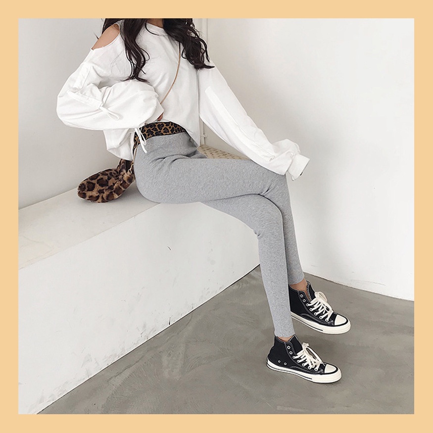 Quần Legging Len Tăm UNDERCOOL Siêu Co Giãn Cạp Da Báo