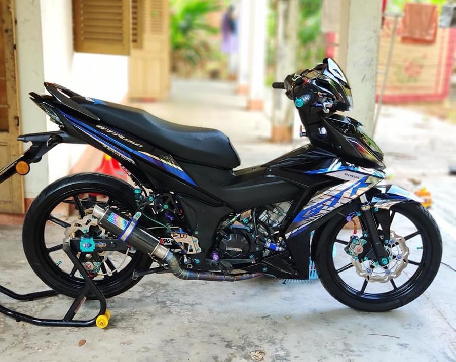 Tem rời winner GTR xanh đen