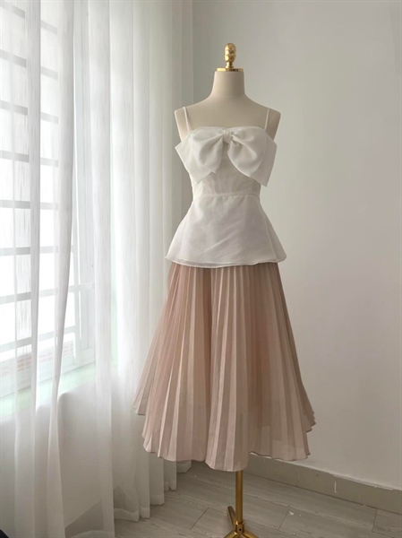 TIELA Áo kiểu hai dây nơ - Lola Top