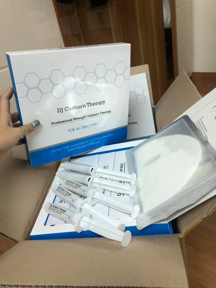 Mặt nạ thải độc CO2 DJ CARBON THERAPY thải độc da