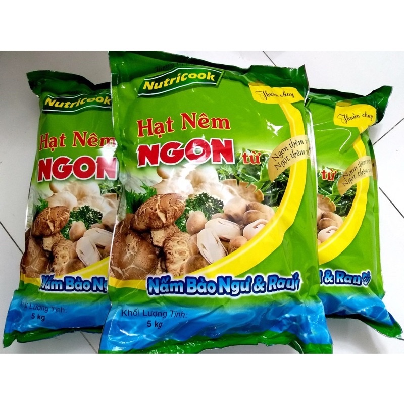Hạt nêm chay nấm bào ngư & rong biển nutricook 400gr