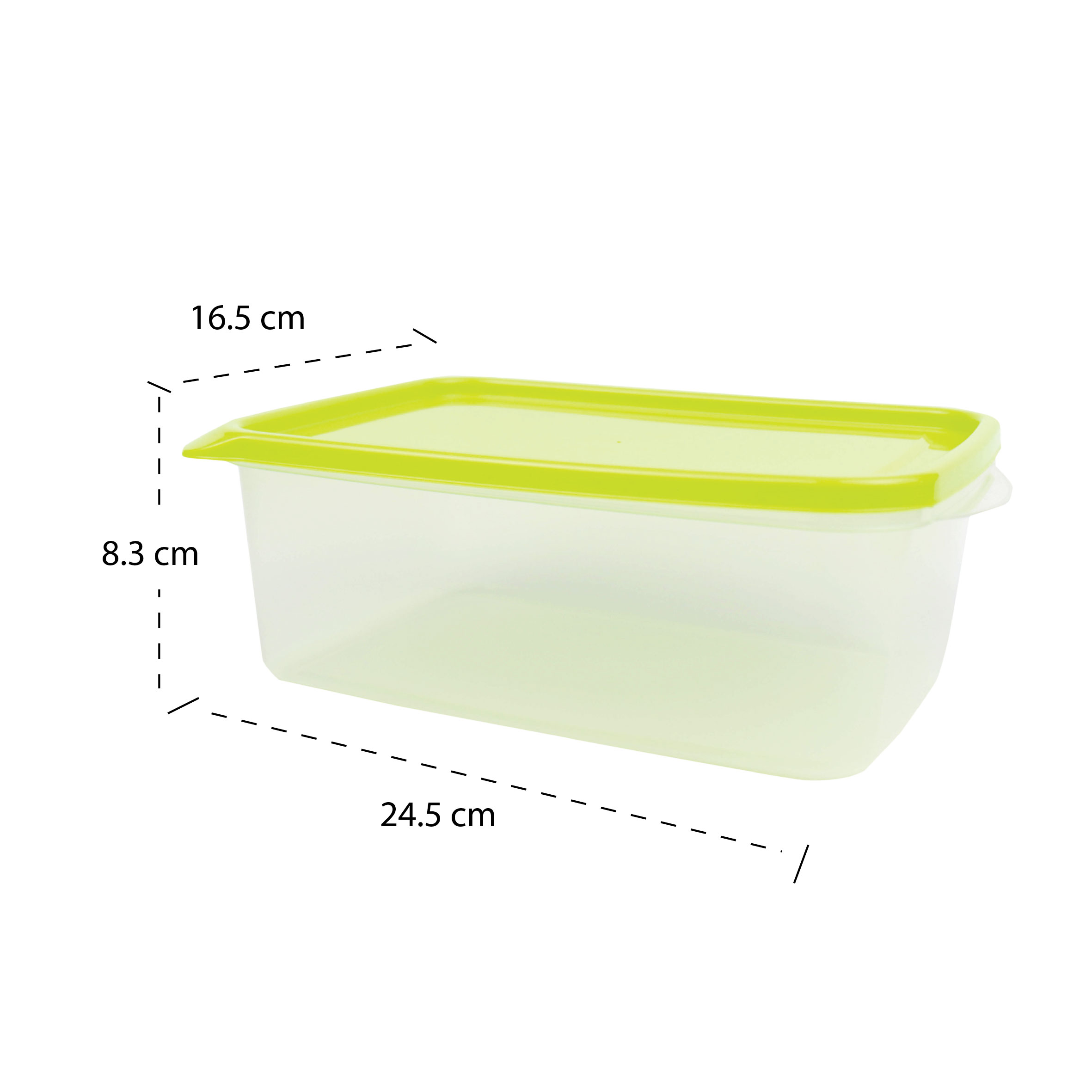 Bộ hộp nhựa Micron Ware đựng thực phẩm Chef box 2000ml - 6076/2 (2 cái/ bộ)