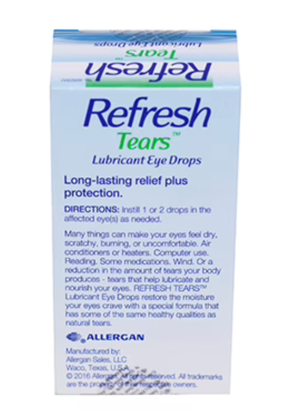 Nước mắt nhân tạo Refresh Tears Allergan (c/15ml)