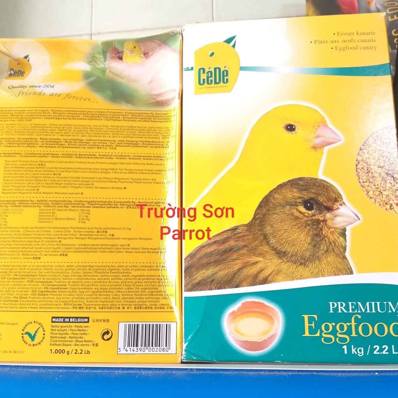 100g cám trứng cede dành cho chim yến