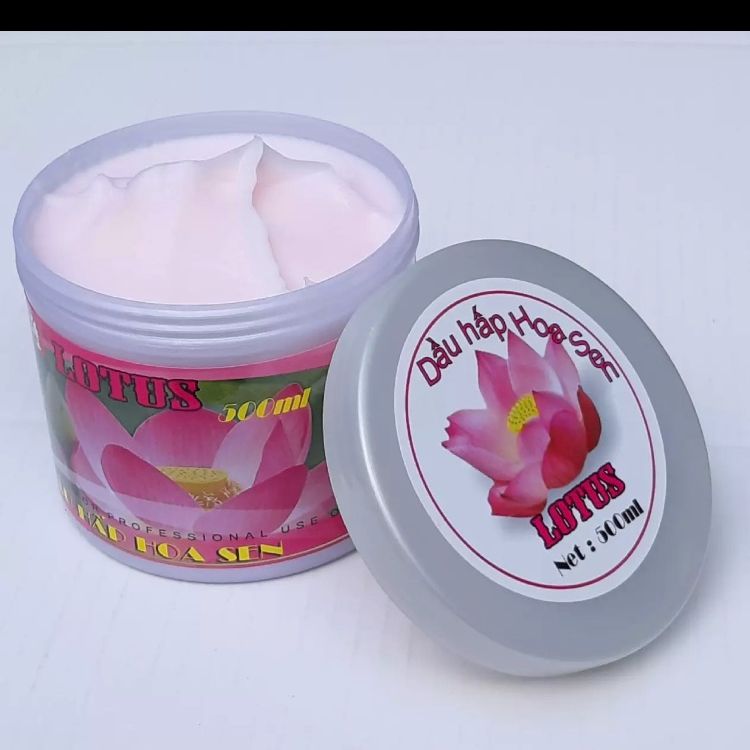 Kem ủ tóc, hấp dầu hoa sen 500ml