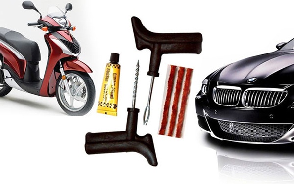 Bộ Dụng Cụ Vá Lốp Vỏ Xe Không Ruột