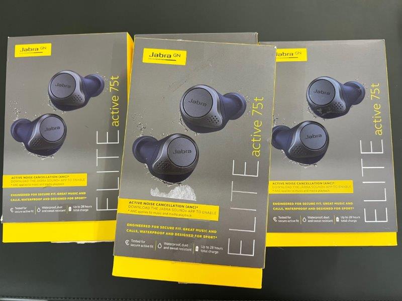 Tai nghe Jabra Elite Active 75T - copper black,grey (used)
