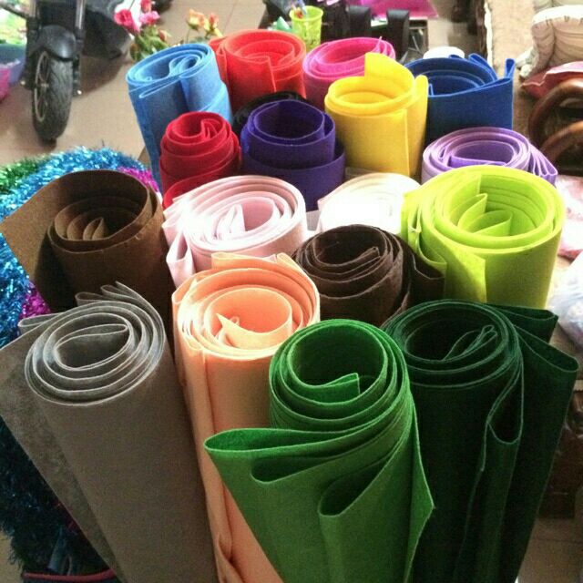 Vải Dạ Nỉ Làm Đồ Handmade 30*30Cm
