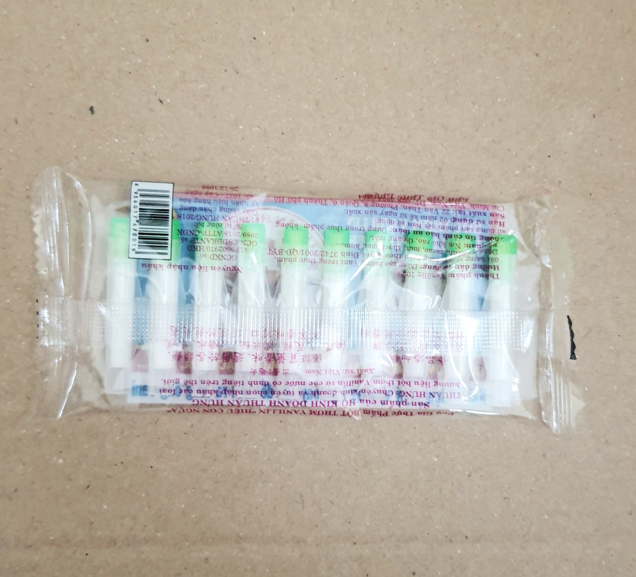 Bột vani/Vanilline ống (vỉ 10 ống)