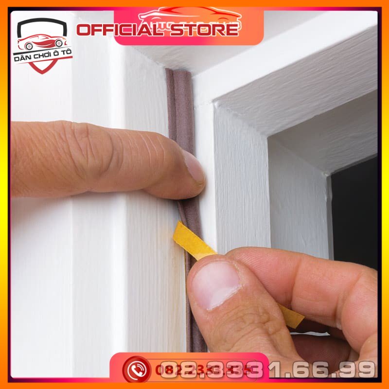 Gioăng D, gioăng dán cửa gỗ, gioăng giảm trấn, gioăng chống ồn cánh cửa nhà, gioăng chống bụi, ron D, ron cao su cửa gỗ