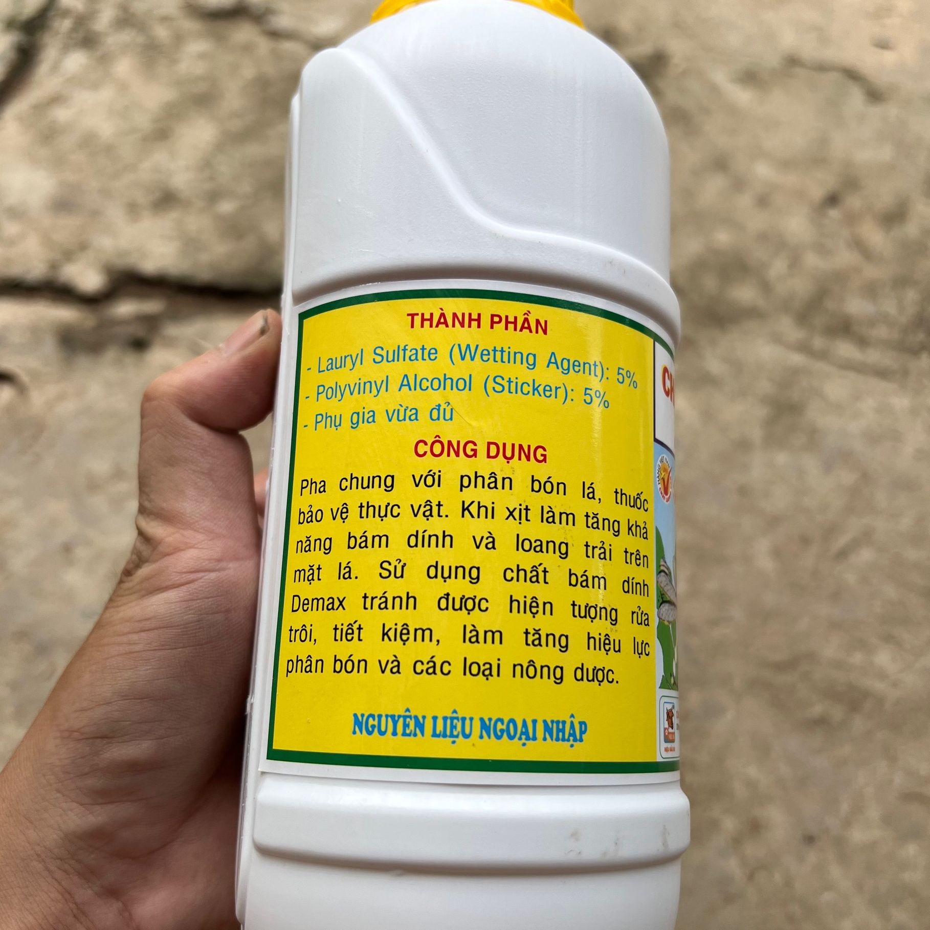 Chất bám dính chống rữa trôi, thắm sâu trên lá (1 lít)